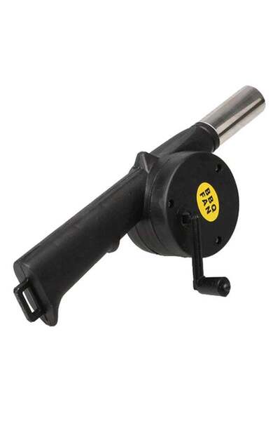 NEONI مروحة شواء باللون الأسود/الفضي