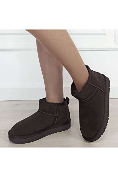 SOFILINE Ghete maro-cenușii din piele naturală JB1966 111