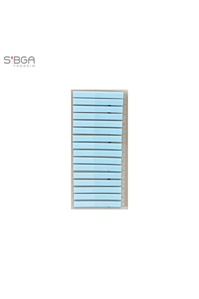 sibga tasarım Svetloplava tanka traka 320 listova Prozirne boje Post-it Papir...