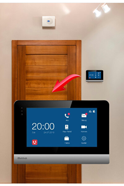 Multitek LIM-70 LINUX BEYAZ 7 INC SIP MONITOR 18V