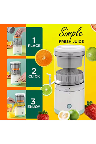 Trendoro Portable USB Electric Juicer – Fresh Juice Anywhere, Anytime!