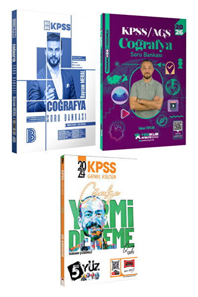 Yargı Yayınları 2026 KPSS Benim Hocam Yayınları Coğrafya Soru Bankası Bayram ...