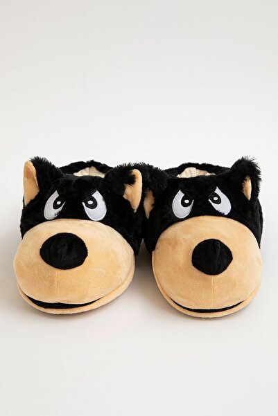 Twigy Men's New Season Black Dog Slippers