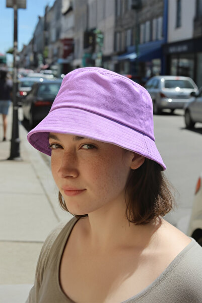 Verahed Uv Sun Protection Bucket Hat Lightweight Foldable Cross Outdoor Lilac Beach Sea Hat Bucket Hat