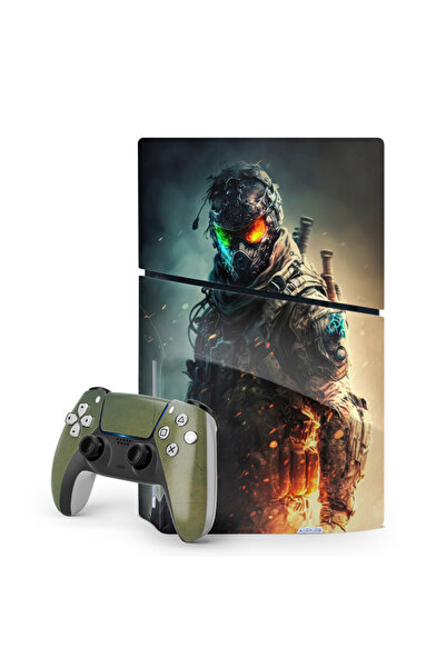 ACME LABS Skin Sticker PlayStation 5 Gaming Console Cover Wrap- Soldier