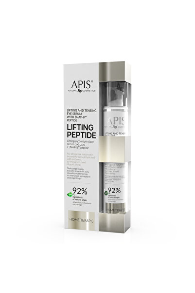 Apis Natural Cosmetics Lifting Peptide Anti-Wrinkle Concentrated Eye Serum with Massage Roll-On, 10 ml