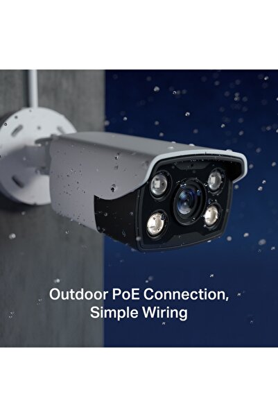 TP-LINK VIGI C340 2.8mm VIGI 4MP Outdoor Full-Color Bullet Network Camera