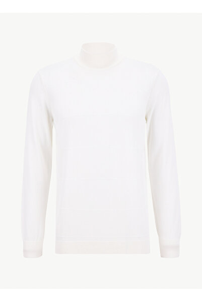 ALTINYILDIZ CLASSICS Yarım balıkçı Yaka Standart Ekru Erkek Kazak ACE04926148...