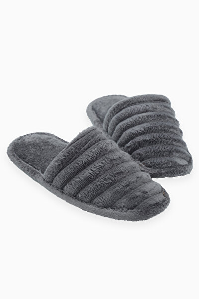 TOSKI Women's Slippers, Dark Grey