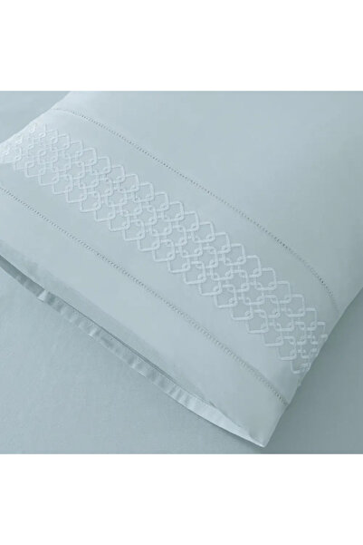 Penelope 100% Cotton Percale Duvet Cover Set 200X220 cm Blue - Juana Series