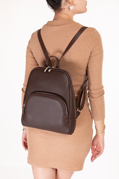 Gondol Women's Daily Stylish Backpack Ct.1026 Brown