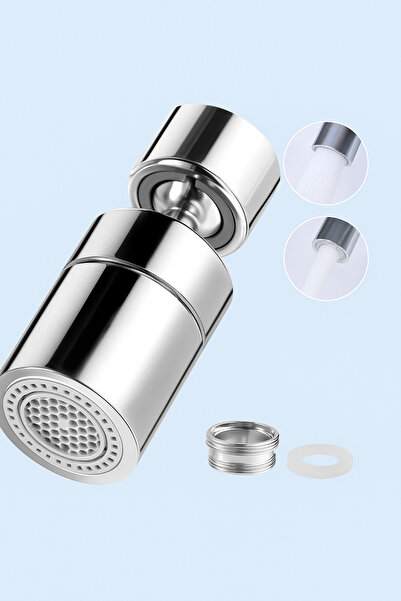 DAT35 Stainless Steel Faucet Spout Head – 360 °   Rotary, Filtered, Economical