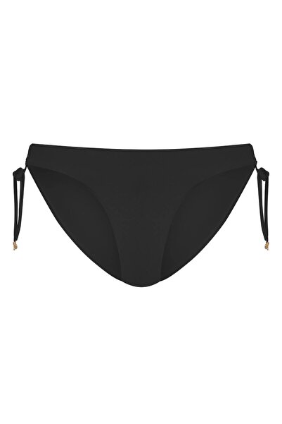 ESOTIQ Slip de baie pentru femei, cu legături laterale, din poliamidă netedă,...