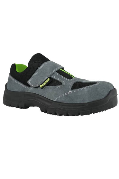 Baymax Sılver S1 Süet Cırtlı İş Ayakkabısı Tek Dens