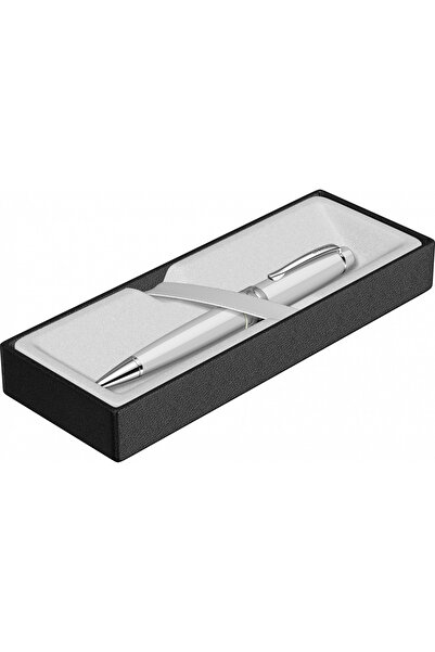 Cross Bailey Light Glossy Resin White CT Pix cu mecanism twist, corp din ABS lucios, alb