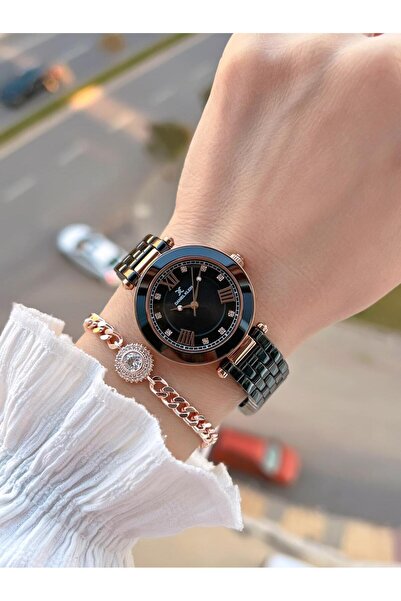 Daniel Klein Ceramic Cord Stone Dial 2 Years Warranty 3 Atm Women's Wristwatch+Bracelet Gift Sm5