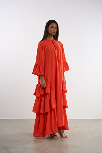 HANIQA Layered Ruffle Dress |   25292 |   44-50