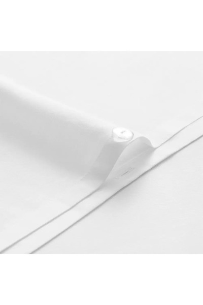 Penelope 100% Cotton 200 Tc Duvet Cover Set 240X220 cm White - Alba Series