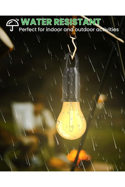 NEONI Camping Lights Hanging Lantern LED Portable Bulb 3 Lighting Modes (2 Pack)