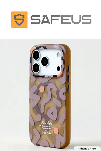 SAFEUS حافظة فاخرة من سلسلة iPhone 17 Pro Grafitty مزودة بميزة MagSafe