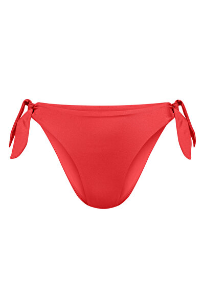 ESOTIQ Women's Bikini Bottom Briefs Swimming Panties Side Tie Smooth Polyamide | Berry
