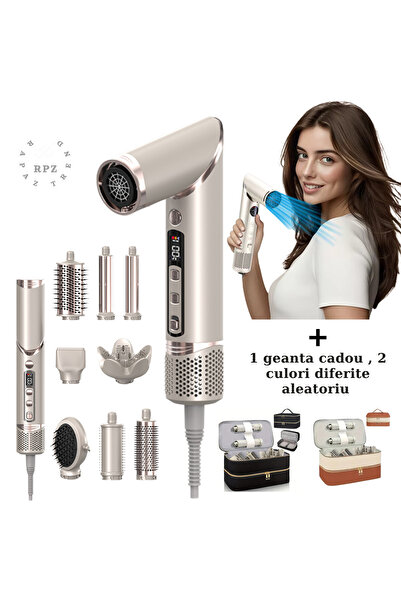 OEM Electric brush, 8-in-1 styling set, hair dryer, 1400W, 200 million negative ions, + carrying bag