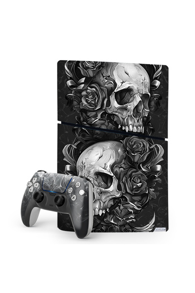 ACME LABS Skin Sticker PlayStation 5 Gaming Console Cover Wrap- Skulls