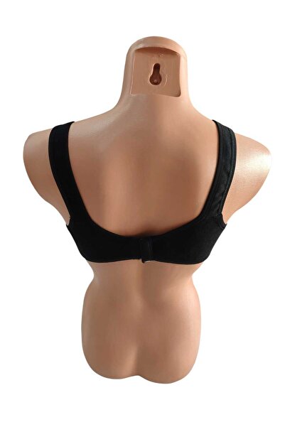 wear treasure Women's Fixed Strap C Cup Wire Free Sponge Breathable Texture Bra