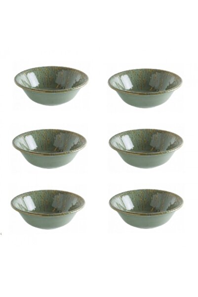 Bonna Set 6 boluri din portelan SNELL SAGE, D9cm, verde (S-SAG SNL GRM 9CK)