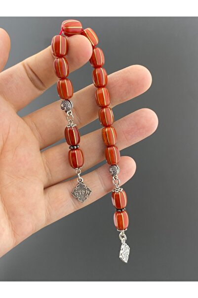 Tesbih Store Yarmalı Sıkma Kehribar Zaza Tesbih