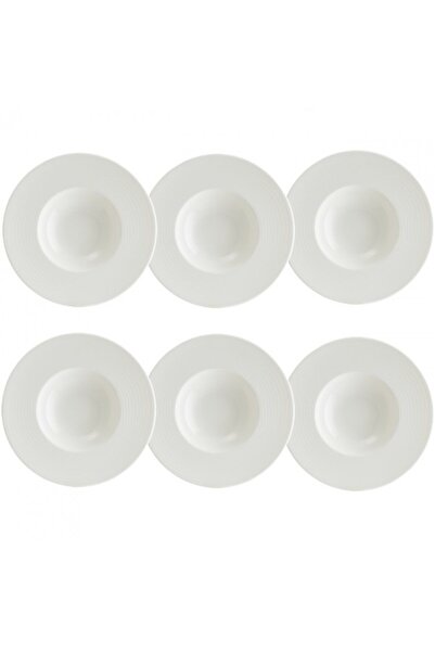 Bonna Set 6 farfurii paste 28cm 400ml Loop portelan