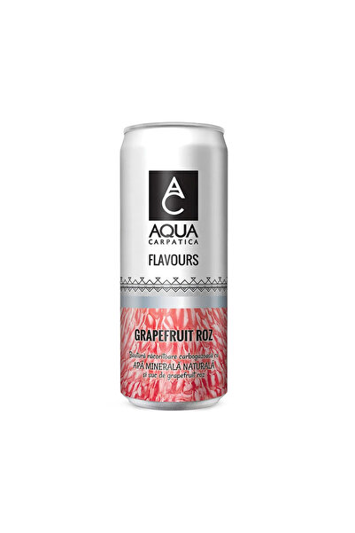 Aqua Carpatica Flavours 0.33L Doza Grapefruit Roz