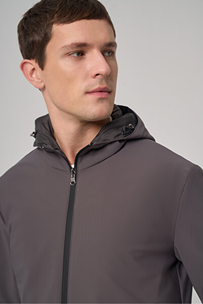 Morven Men's Smoked Trend Double-Sided Hooded Coat