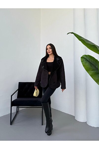 Queensland Oversized Leather-Look Stylish Jacket