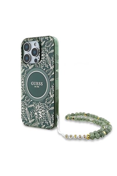 Guess Carcasă iPhone 16 Pro Xtreme Armor P2925 - Plastic, Verde Intens