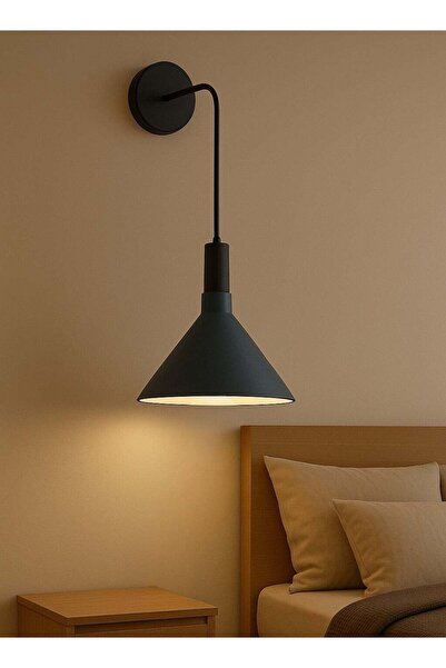 genernic Modern gray wall sconce – 1 m height – E27 bulb base