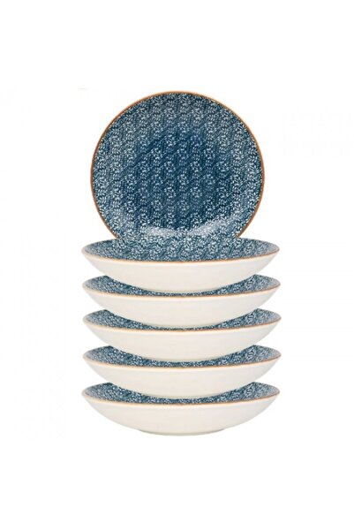 Bonna Set 6 farfurii adanc Calif 25cm 1300ml din portelan