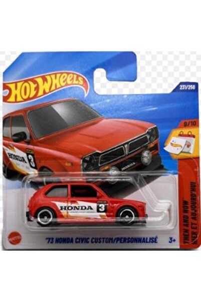 HOT WHEELS Tekli Arabalar '73 Honda Civic Custom JBB42 (Then And Now)