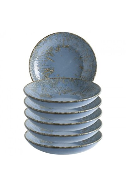 Bonna Set 6 farfurii Snell Sky din portelan 16cm 160ml