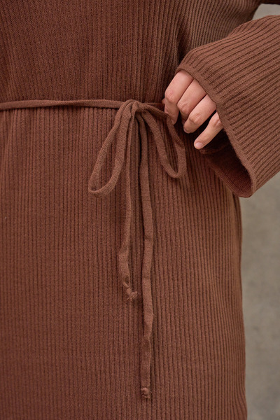 KÜÇÜĞÜM BUTİK Brown Knitwear Dress