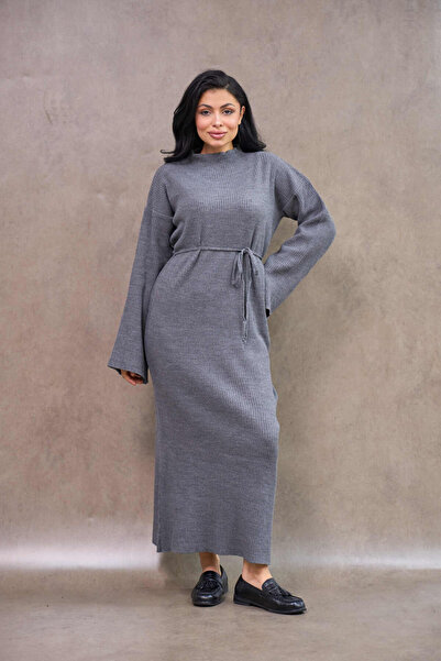 KÜÇÜĞÜM BUTİK Gray Knitwear Dress
