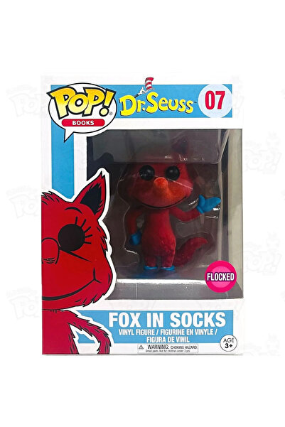 Funko Pop Books Dr. Suess Fox In Socks Flocked 07 Figür