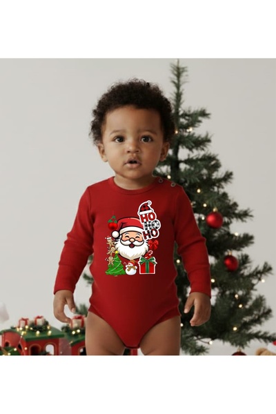 venüsdijital تصميم جديد للعام الجديد - موديل 1 - بدلة أطفال حمراء من زيبين