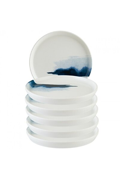 Bonna Set 6 farfurii 28cm Bluie Wave din portelan