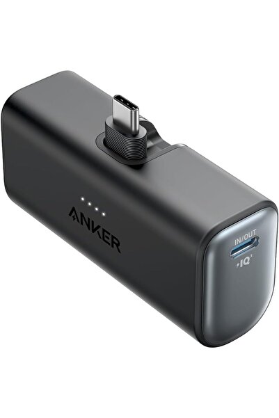 Generic Anker Nano Power Bank, Mini Portable Charger with Built-In Foldable USB-C Connector, 5,000mAh, 22.5W