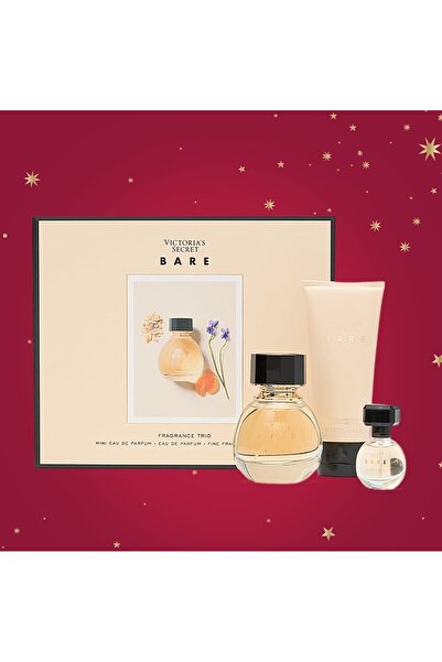 Victoria's Secret Bare Gift Set - Eau de Parfum 50ml, Mini EDP 7.5ml and Perfumed Body Lotion 100ml