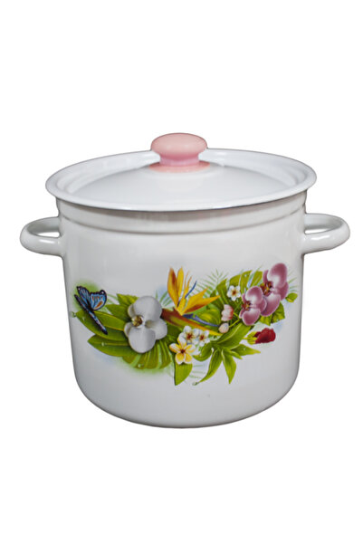 Raki Oala emailata cu capac AVANTA 7L otel carbon