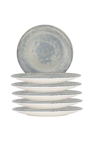 Bonna Set of 6 Omnia porcelain plates 21cm