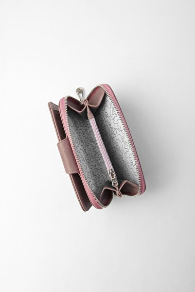 CENGİZ PAKEL Medium Size Women's Wallet - 65306 - Lilac