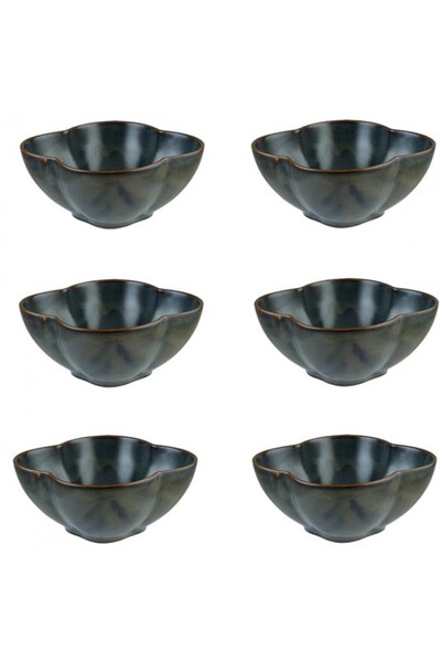 Bonna Set 6 boluri Gloire East portelan 10x10xh5cm 300ml